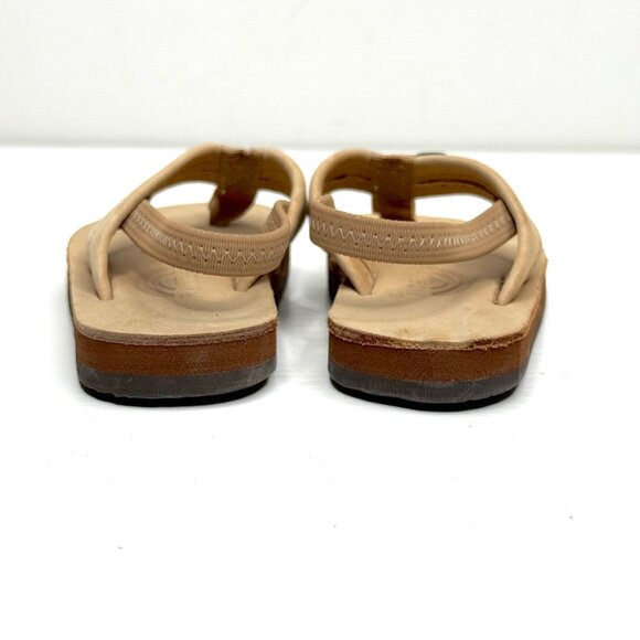 Rainbow Kids Premier Leather Back Strap Sandals Toddler Size 3-4 5 3/8" Brown - Picture 3 of 6